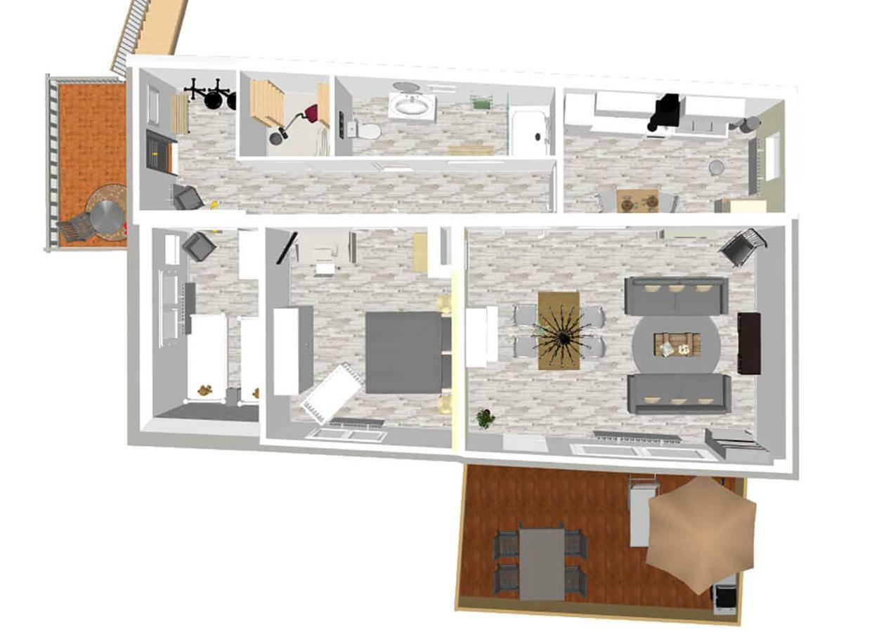 Grosse, Helle Ferienwohnung Mit 2 Balkonen Auf Dem Bauernhof In Der Lueneburger Heide Oetzen Eksteriør bilde